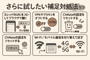 さらに試したい補足対処法（5つ）