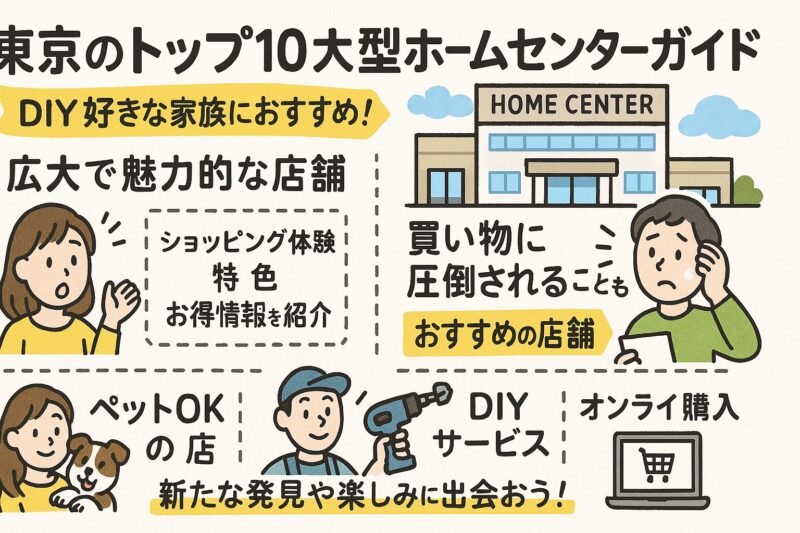 東京のトップ10大型ホームセンターガイド：DIY好きな家族におすすめ！